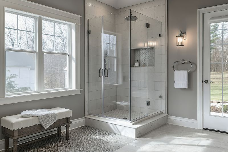 Glass Enclosed Walk-In Shower